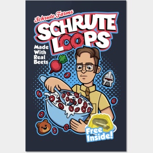 Schrute Loops Dwight Schrute Cereal Posters and Art